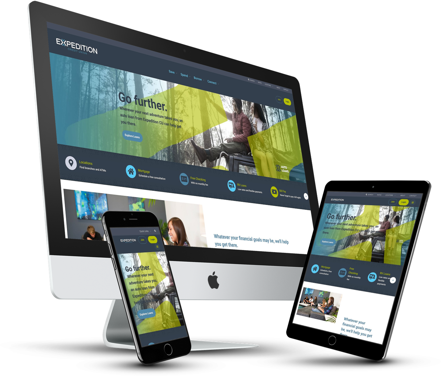 Expedition Credit Union website design