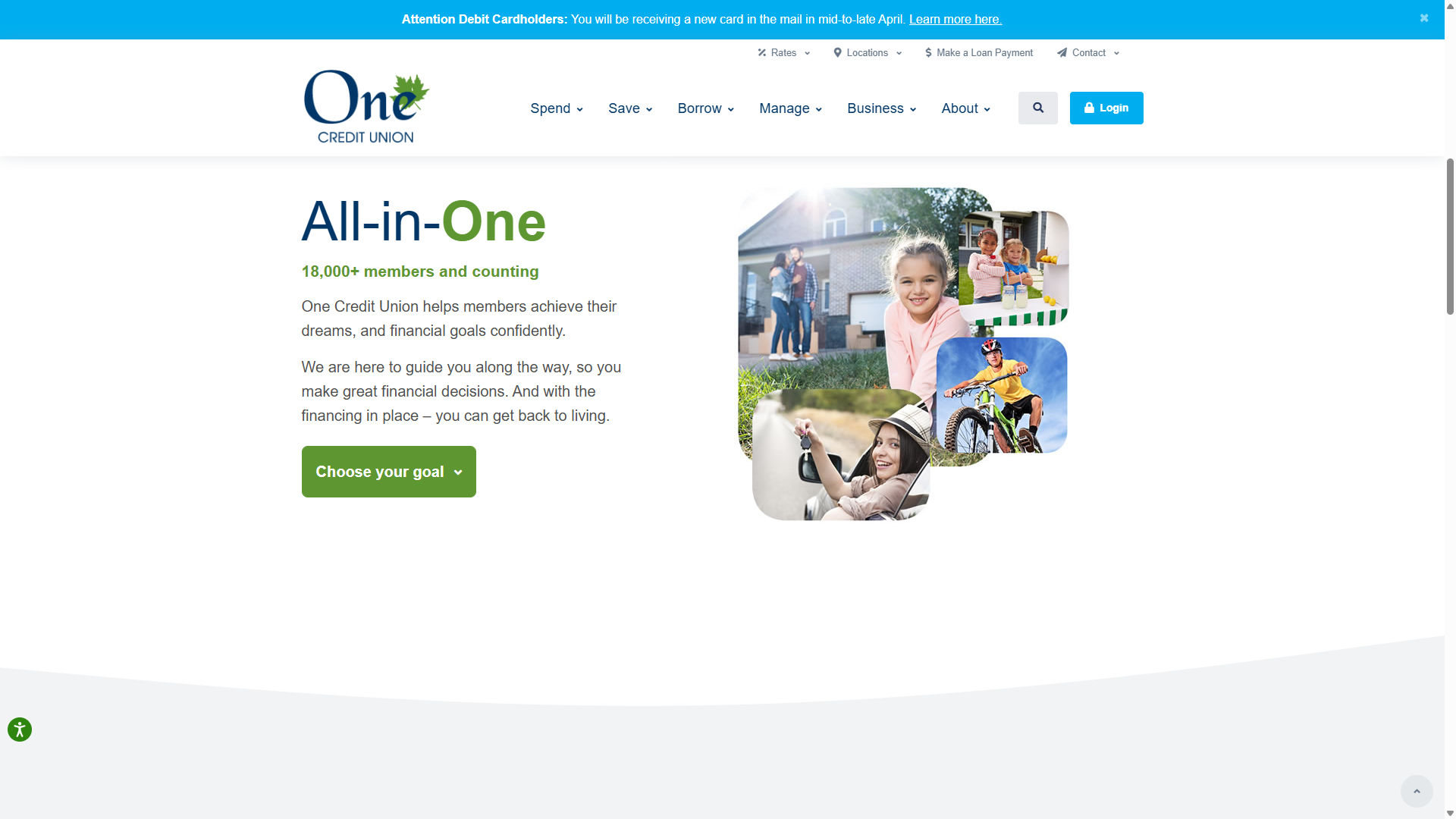 One Credit Union financial wellness tools and embedded calculators