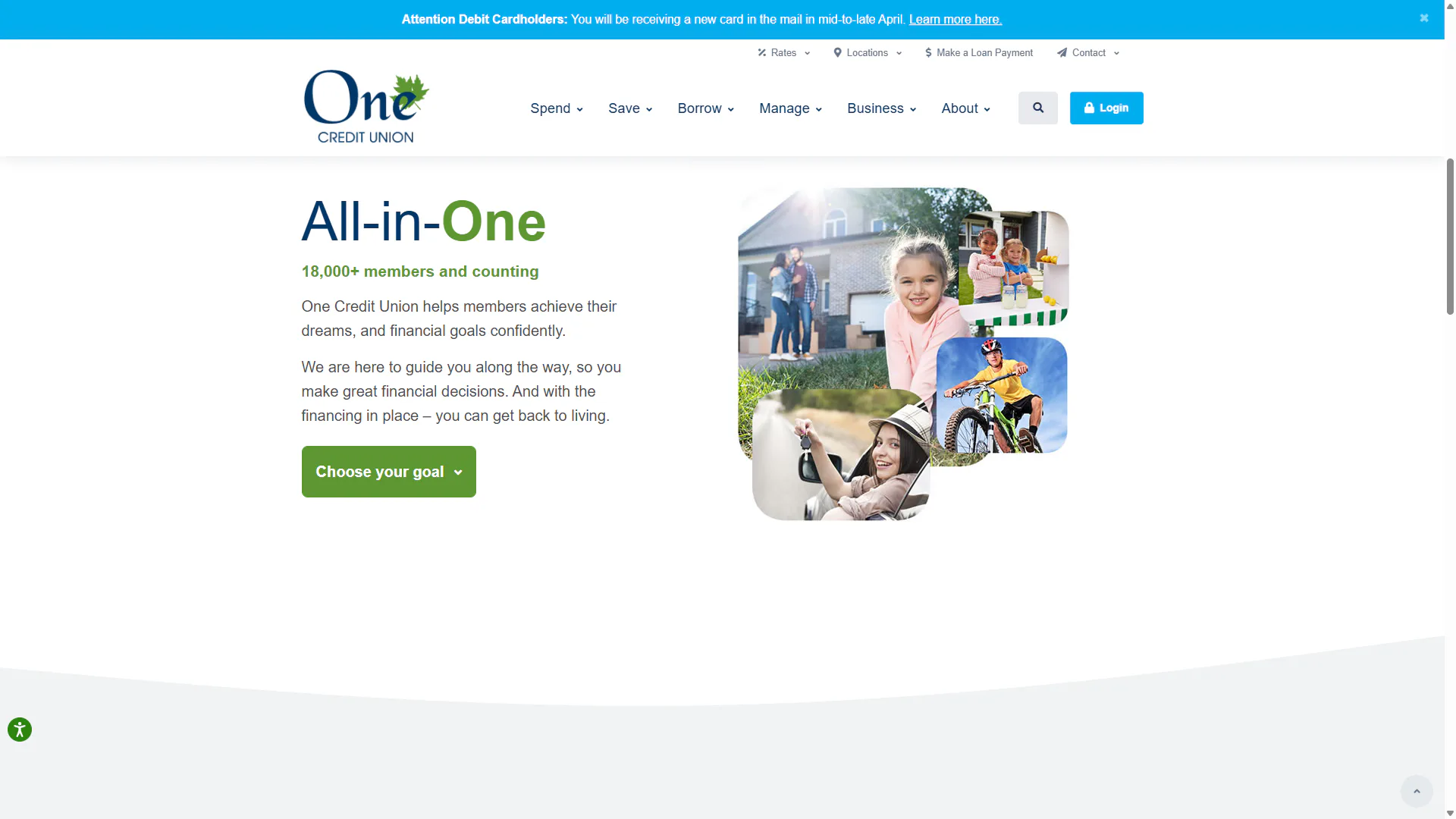 One Credit Union financial wellness tools and embedded calculators