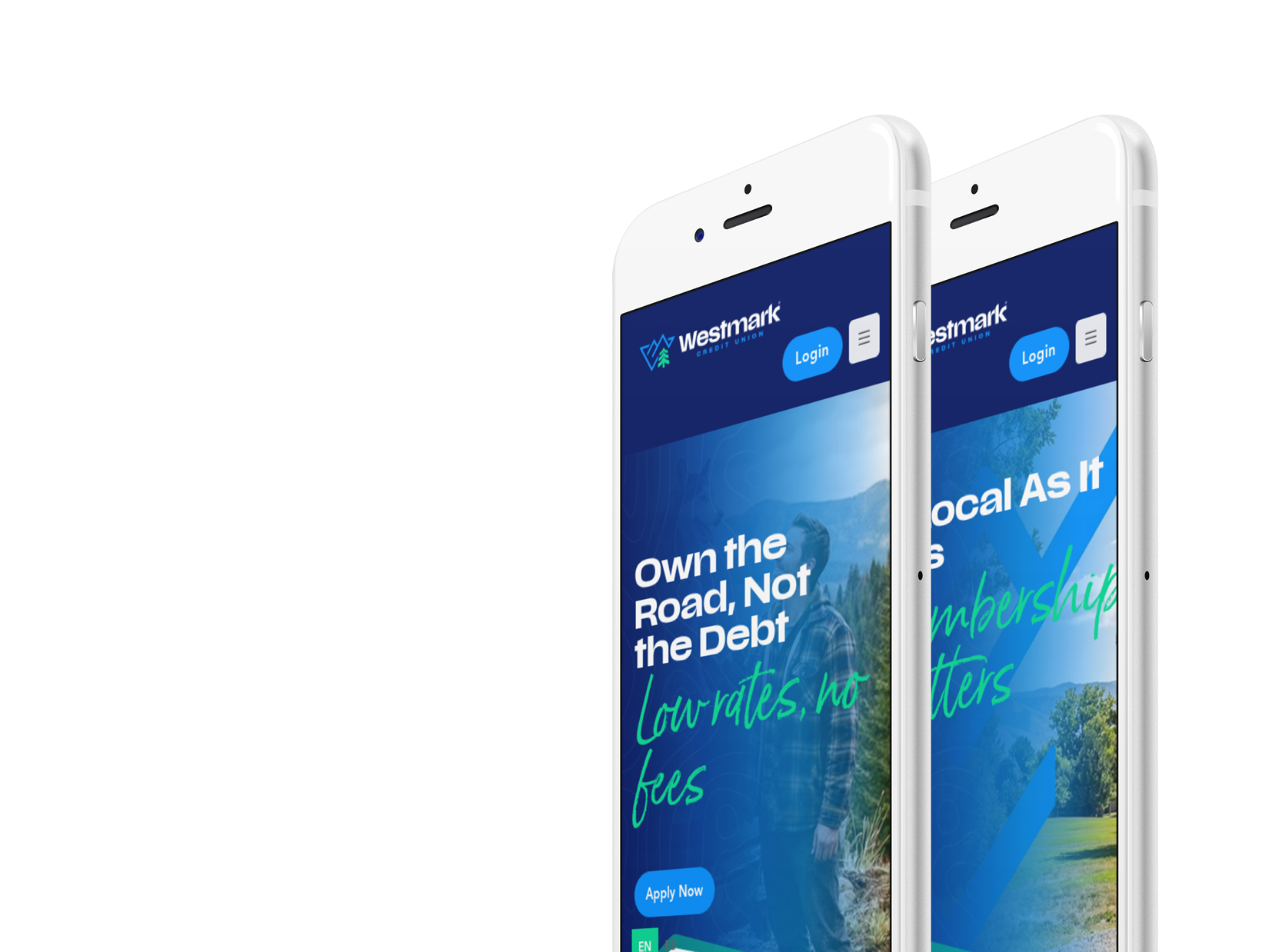 Westmark Credit Union mobile website experience